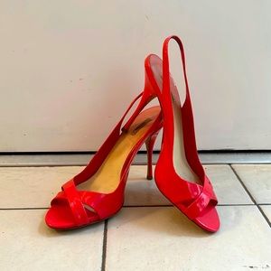 Miu Miu Patent Pink Pump Heels 37